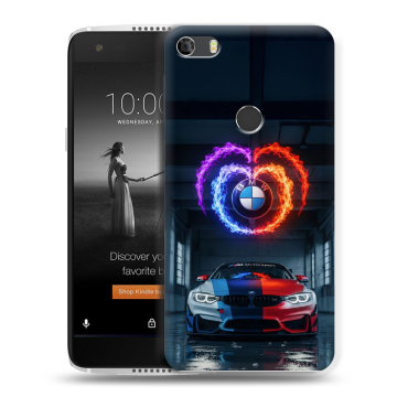 Силиконовый чехол на Alcatel Idol 5S с принтом BMW БМВ Силиконовый чехол на Alcatel Idol 5S с принтом BMW БМВ