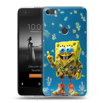 Силиконовый чехол на Alcatel Idol 5S с принтом Спанч боб Спанчбоб Силиконовый чехол на Alcatel Idol 5S с принтом Спанч боб Спанчбоб