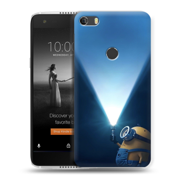 Силиконовый чехол на Alcatel Idol 5S с принтом Миньоны Силиконовый чехол на Alcatel Idol 5S с принтом Миньоны