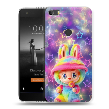Силиконовый чехол на Alcatel Idol 5S с принтом Labubu Лабубу