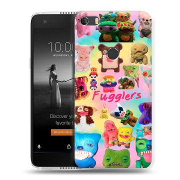Силиконовый чехол на Alcatel Idol 5S с принтом Флагер Fuggler