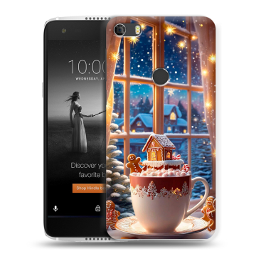 Силиконовый чехол на Alcatel Idol 5S с принтом Новый год