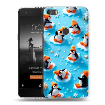 Силиконовый чехол на Alcatel Idol 5S с принтом Новый год