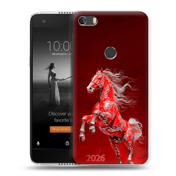 Силиконовый чехол на Alcatel Idol 5S с принтом Новый год