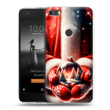 Силиконовый чехол на Alcatel Idol 5S с принтом Новый год