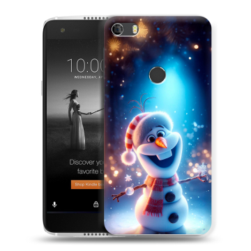 Силиконовый чехол на Alcatel Idol 5S с принтом Новый год