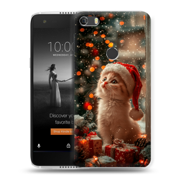 Силиконовый чехол на Alcatel Idol 5S с принтом Новый год