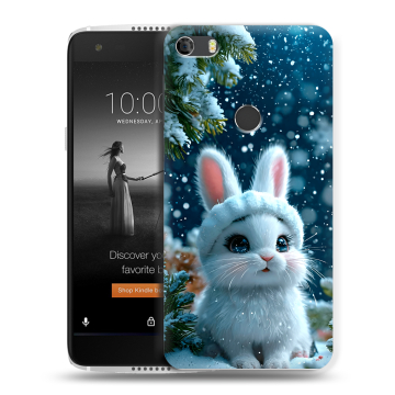Силиконовый чехол на Alcatel Idol 5S с принтом Новый год