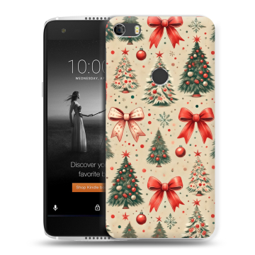 Силиконовый чехол на Alcatel Idol 5S с принтом Новый год