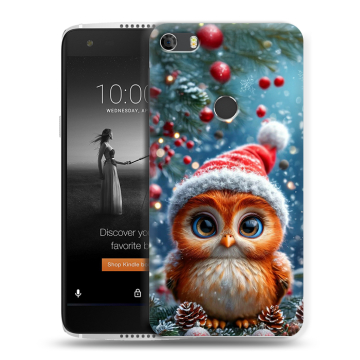 Силиконовый чехол на Alcatel Idol 5S с принтом Новый год