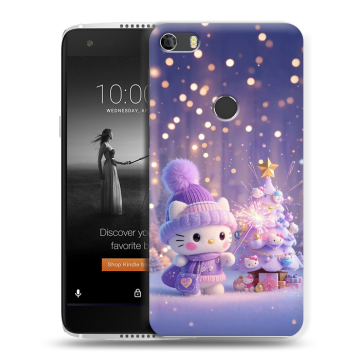 Силиконовый чехол на Alcatel Idol 5S с принтом Новый год