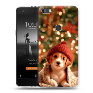Силиконовый чехол на Alcatel Idol 5S с принтом Новый год
