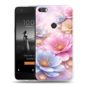 Силиконовый чехол на Alcatel Idol 5S с принтом женский Силиконовый чехол на Alcatel Idol 5S с принтом женский