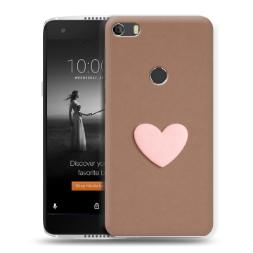 Силиконовый чехол на Alcatel Idol 5S с принтом женский