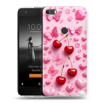 Силиконовый чехол на Alcatel Idol 5S с принтом для девочек Силиконовый чехол на Alcatel Idol 5S с принтом для девочек