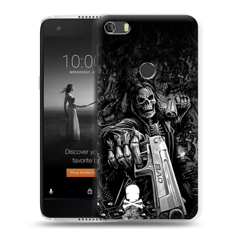 Силиконовый чехол на Alcatel Idol 5S с принтом Скелет Силиконовый чехол на Alcatel Idol 5S с принтом Скелет