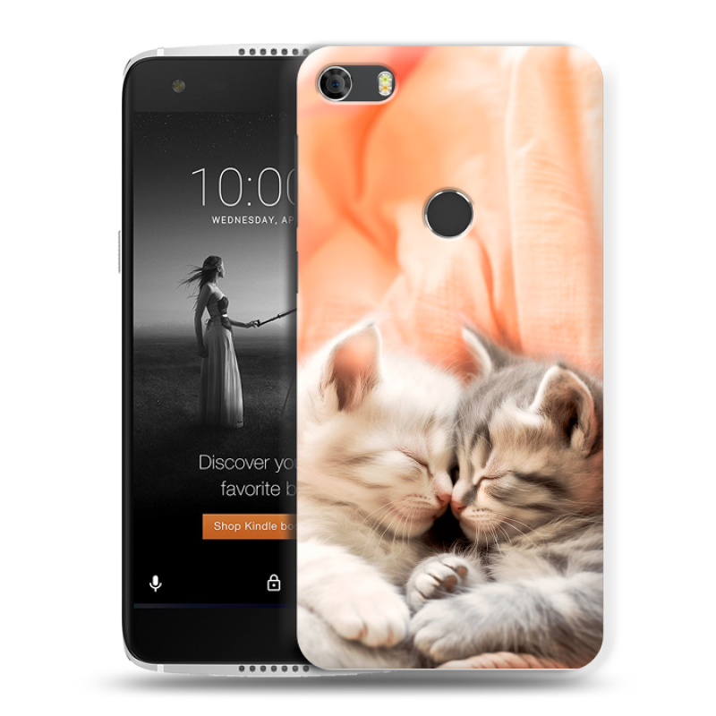 Силиконовый чехол на Alcatel Idol 5S с принтом Котята Силиконовый чехол на Alcatel Idol 5S с принтом Котята