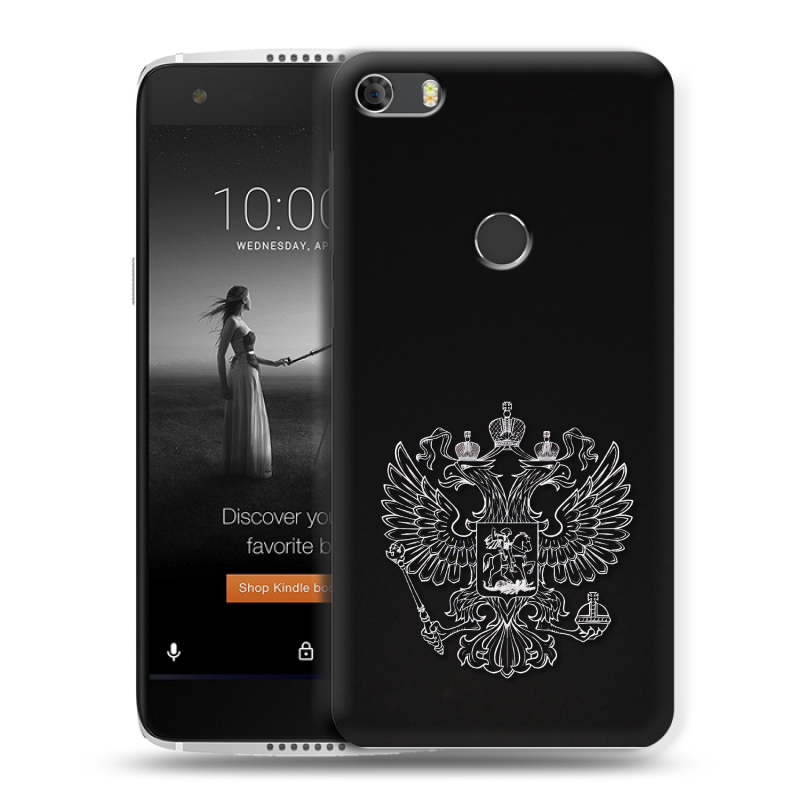 Силиконовый чехол на Alcatel Idol 5S с принтом Герб России Силиконовый чехол на Alcatel Idol 5S с принтом Герб России