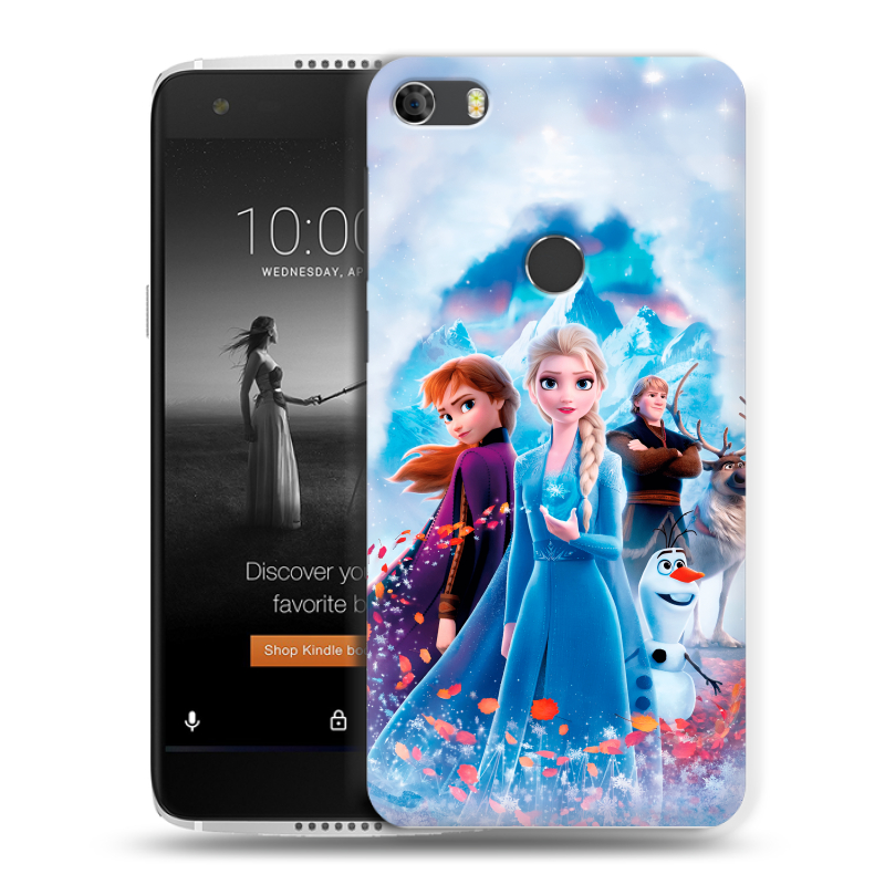Силиконовый чехол на Alcatel Idol 5S с принтом Холодное сердце Frozen Силиконовый чехол на Alcatel Idol 5S с принтом Холодное сердце Frozen
