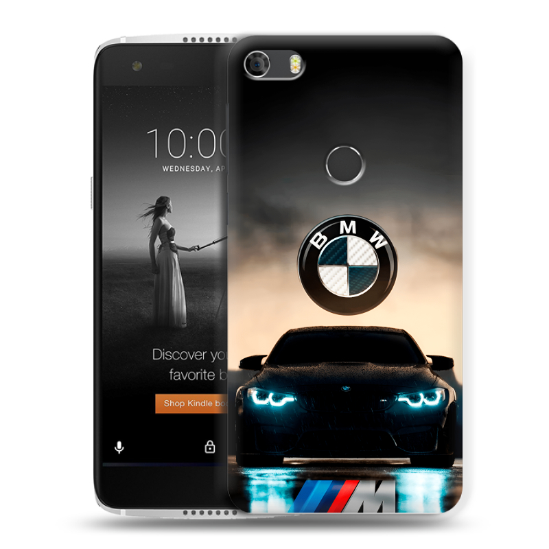 Силиконовый чехол на Alcatel Idol 5S с принтом БМВ BMW Силиконовый чехол на Alcatel Idol 5S с принтом БМВ BMW