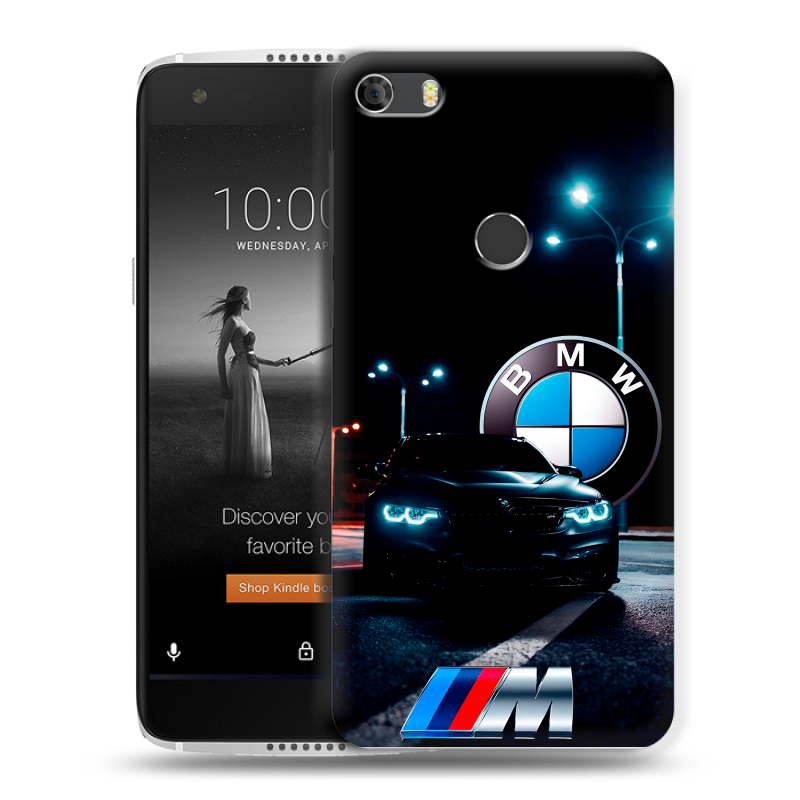 Силиконовый чехол на Alcatel Idol 5S с принтом БМВ BMW Силиконовый чехол на Alcatel Idol 5S с принтом БМВ BMW