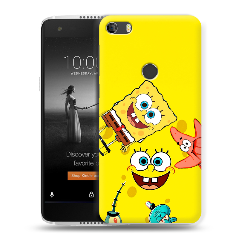 Силиконовый чехол на Alcatel Idol 5S с принтом Спанч боб Спанчбоб Силиконовый чехол на Alcatel Idol 5S с принтом Спанч боб Спанчбоб