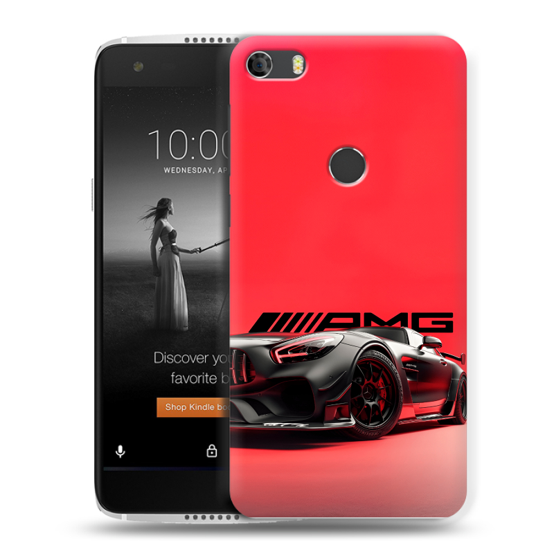 Силиконовый чехол на Alcatel Idol 5S с принтом Мерседес Mercedes AMG Силиконовый чехол на Alcatel Idol 5S с принтом Мерседес Mercedes AMG