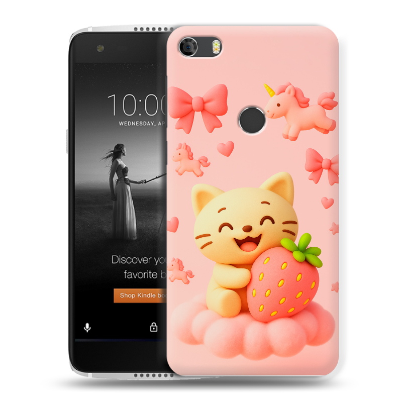Силиконовый чехол на Alcatel Idol 5S с принтом для девочек Силиконовый чехол на Alcatel Idol 5S с принтом для девочек