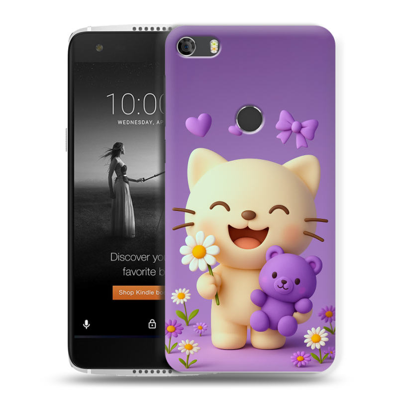 Силиконовый чехол на Alcatel Idol 5S с принтом для девочек Силиконовый чехол на Alcatel Idol 5S с принтом для девочек