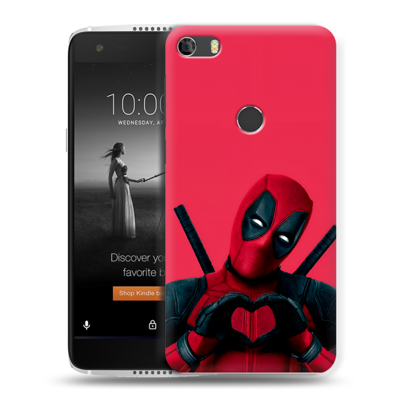 Силиконовый чехол на Alcatel Idol 5S с принтом Дедпул Deadpool Силиконовый чехол на Alcatel Idol 5S с принтом Дедпул Deadpool