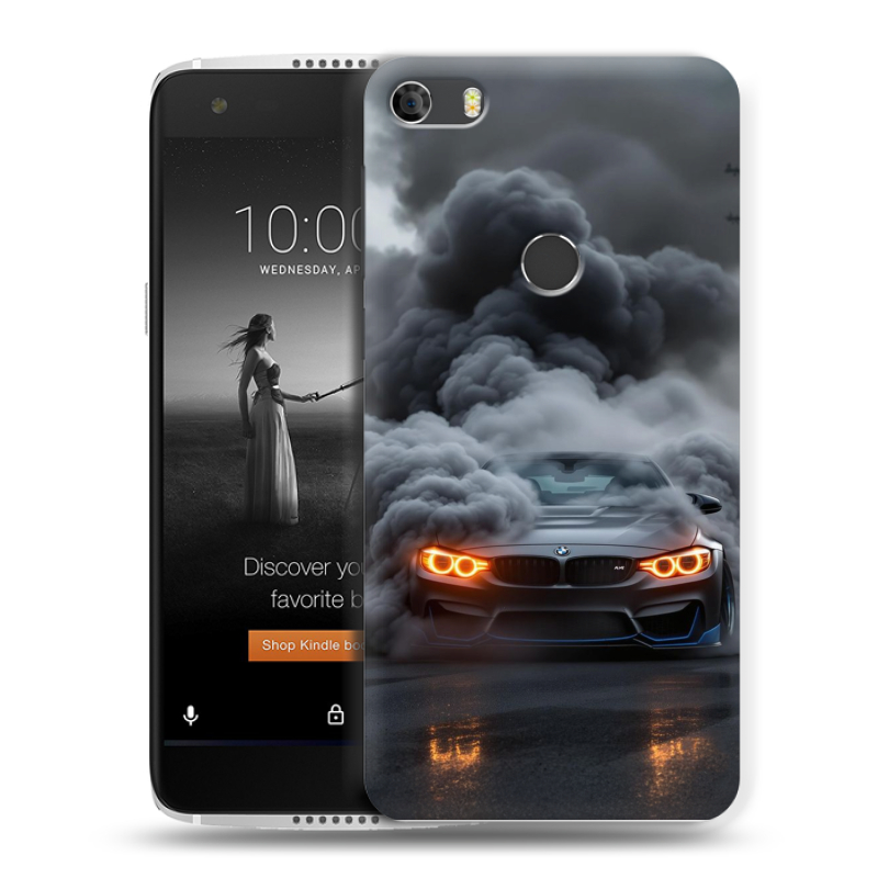 Силиконовый чехол на Alcatel Idol 5S с принтом BMW БМВ Силиконовый чехол на Alcatel Idol 5S с принтом BMW БМВ