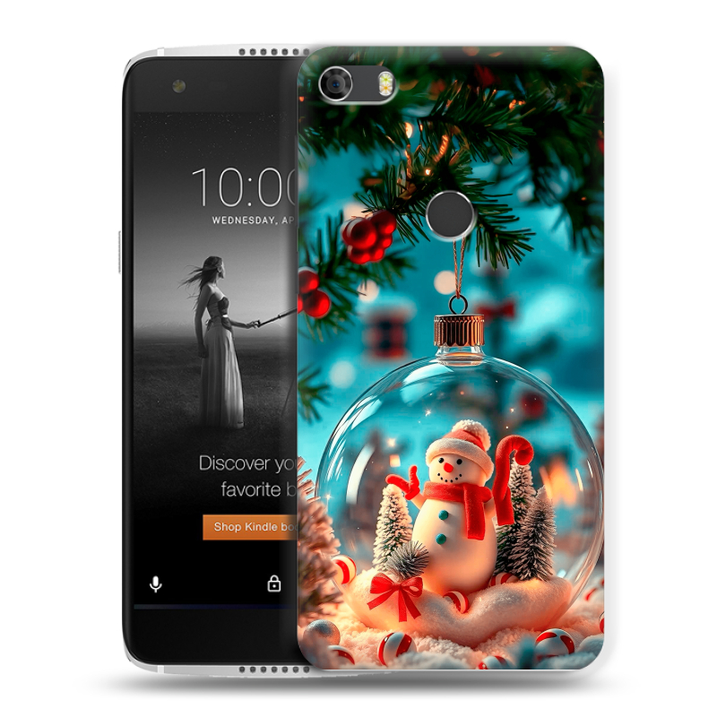 Силиконовый чехол на Alcatel Idol 5S с принтом Новый год Силиконовый чехол на Alcatel Idol 5S с принтом Новый год