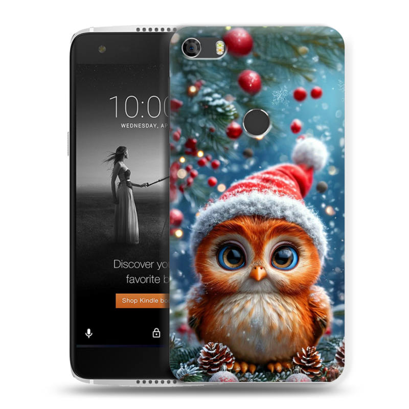Силиконовый чехол на Alcatel Idol 5S с принтом Новый год Силиконовый чехол на Alcatel Idol 5S с принтом Новый год