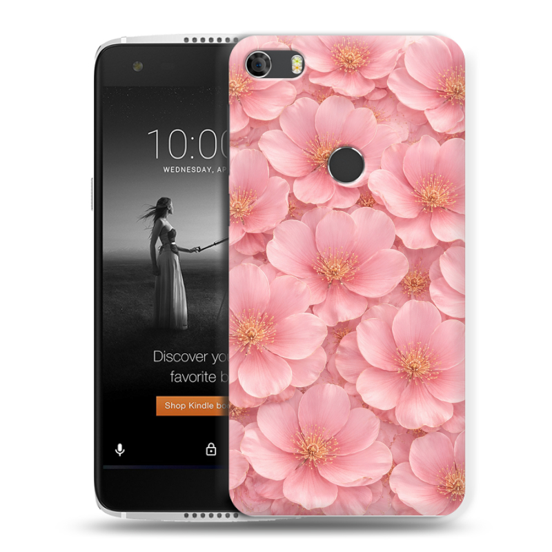 Силиконовый чехол на Alcatel Idol 5S с принтом женский Силиконовый чехол на Alcatel Idol 5S с принтом женский