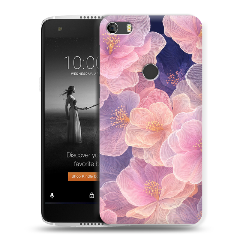 Силиконовый чехол на Alcatel Idol 5S с принтом женский Силиконовый чехол на Alcatel Idol 5S с принтом женский