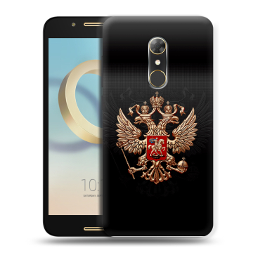 Силиконовый чехол на Alcatel A7 с принтом Герб России Силиконовый чехол на Alcatel A7 с принтом Герб России