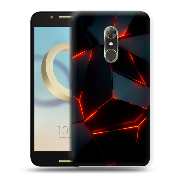 Силиконовый чехол на Alcatel A7 с принтом Яркие абстракции Силиконовый чехол на Alcatel A7 с принтом Яркие абстракции