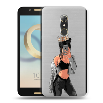 Силиконовый чехол на Alcatel A7 с принтом Женские принты Силиконовый чехол на Alcatel A7 с принтом Женские принты
