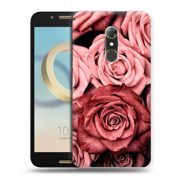 Силиконовый чехол на Alcatel A7 с принтом Цветы розы Силиконовый чехол на Alcatel A7 с принтом Цветы розы