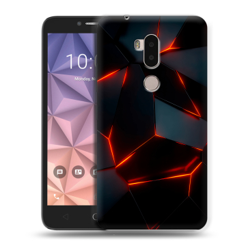 Силиконовый чехол на Alcatel A7 XL с принтом Яркие абстракции Силиконовый чехол на Alcatel A7 XL с принтом Яркие абстракции