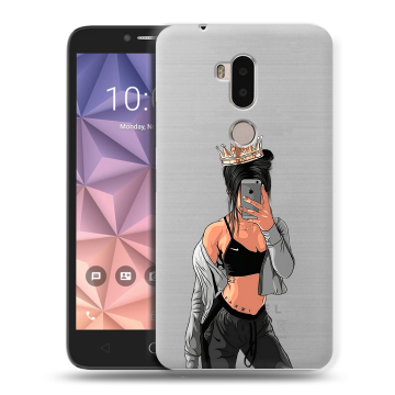 Силиконовый чехол на Alcatel A7 XL с принтом Женские принты Силиконовый чехол на Alcatel A7 XL с принтом Женские принты