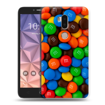 Силиконовый чехол на Alcatel A7 XL с принтом Конфеты Силиконовый чехол на Alcatel A7 XL с принтом Конфеты
