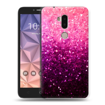 Силиконовый чехол на Alcatel A7 XL с принтом Блестки Силиконовый чехол на Alcatel A7 XL с принтом Блестки