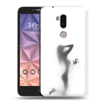 Силиконовый чехол на Alcatel A7 XL с принтом Силуэт Силиконовый чехол на Alcatel A7 XL с принтом Силуэт