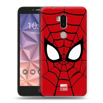 Силиконовый чехол на Alcatel A7 XL с принтом человек паук spiderman Силиконовый чехол на Alcatel A7 XL с принтом человек паук spiderman