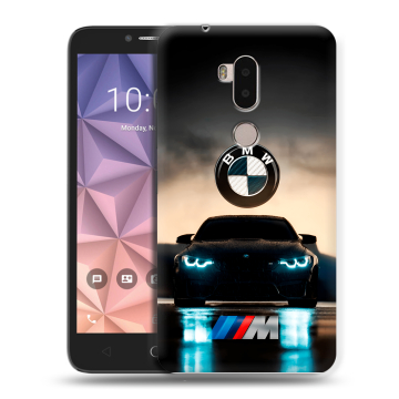 Силиконовый чехол на Alcatel A7 XL с принтом БМВ BMW Силиконовый чехол на Alcatel A7 XL с принтом БМВ BMW