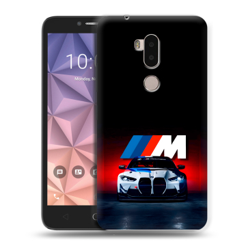 Силиконовый чехол на Alcatel A7 XL с принтом БМВ BMW Силиконовый чехол на Alcatel A7 XL с принтом БМВ BMW