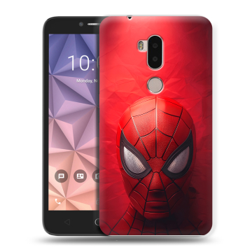 Силиконовый чехол на Alcatel A7 XL с принтом Spiderman Человек паук