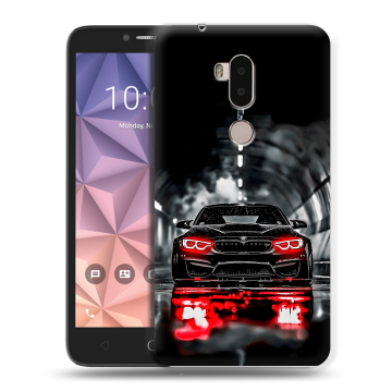 Силиконовый чехол на Alcatel A7 XL с принтом BMW БМВ Силиконовый чехол на Alcatel A7 XL с принтом BMW БМВ