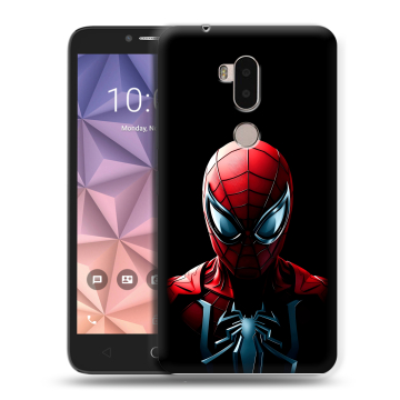 Силиконовый чехол на Alcatel A7 XL с принтом Spiderman Человек паук Силиконовый чехол на Alcatel A7 XL с принтом Spiderman Человек паук